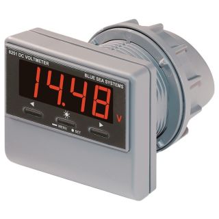 VOLTMETRE DIGITAL 0/60VDC AVEC ALARMES HAUTE ET BASSE