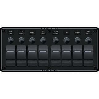 TABLEAU A DISJONCT. NOIR HORIZONTAL 8 POSITIONS