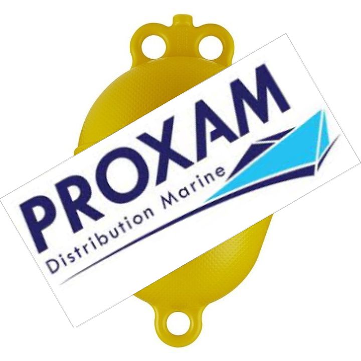 BOUEE PLASTIQUE JAUNE Ø250x390MM