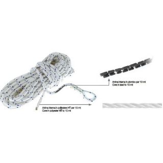CORDE PLOMBEE Ø10MM LONGUEUR 30M