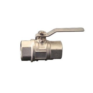 VANNE 1/4 LAITON POIGNEE INOX FF 3/4''