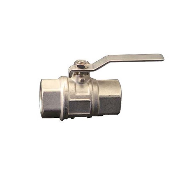 VANNE 1/4 LAITON POIGNEE INOX FF 1''