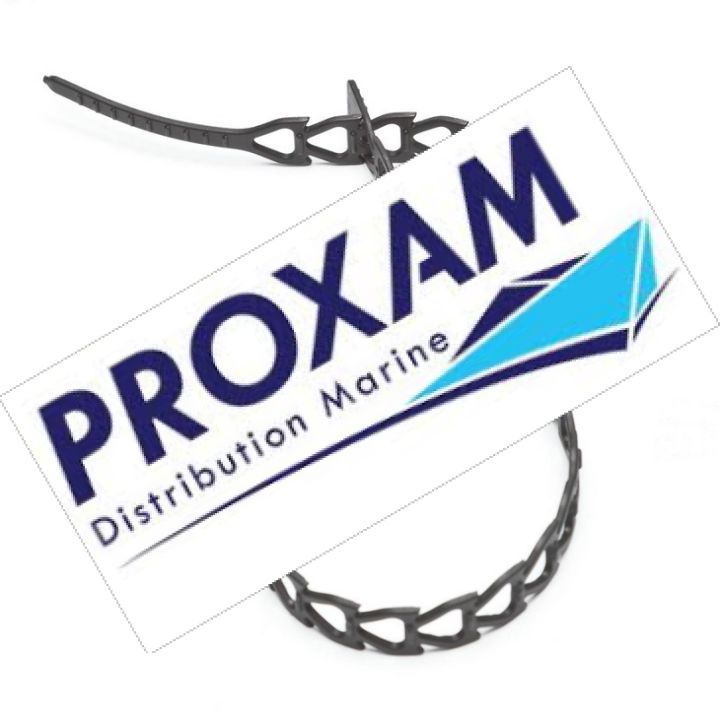 12 COLLIERS AVEC ANNEAU DE MONTAGE 4X300 MM NOIR