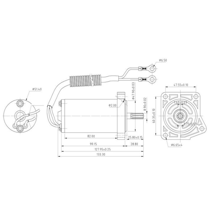 MOTEUR DE TRIM YAM. F30-40 (01&+)