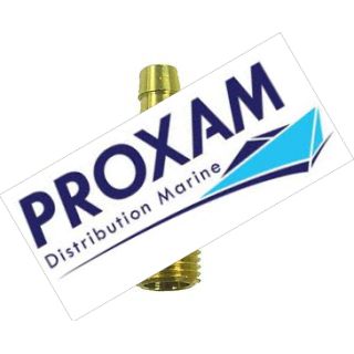 RACCORD DROIT CANNELE 1/4" Ø8MM