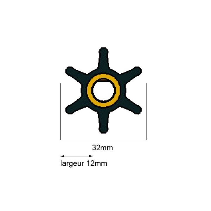TURBINE MEPLAT 6 CANNELURES