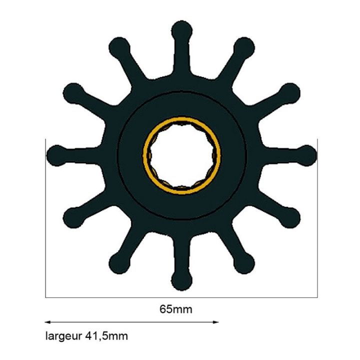 TURBINE 12 CANNELURES