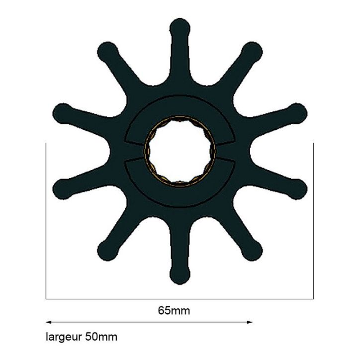 TURBINE 12 CANNELURES