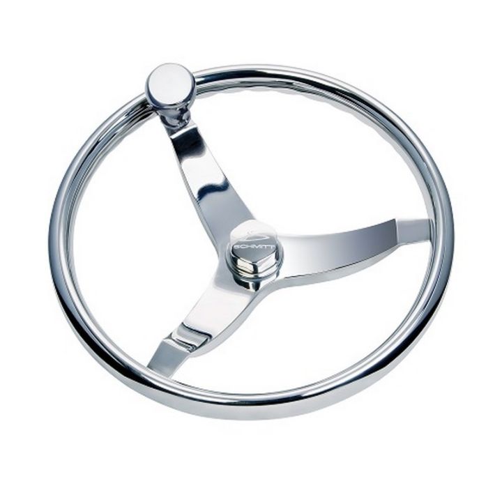 VOLANT INOX VISION ELITE Ø343MM AVEC POMMEAU