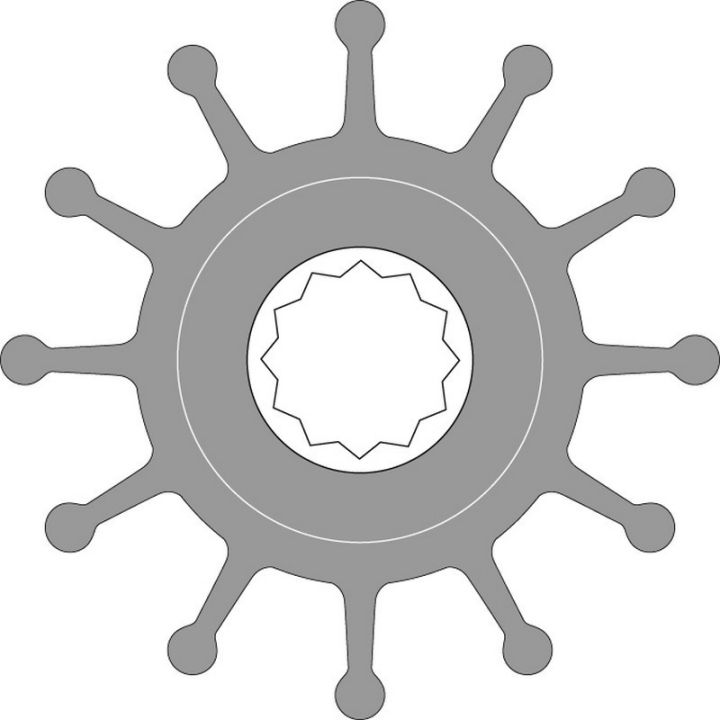 TURBINE NEOPRENE MC97 F5B (L31.85MM)