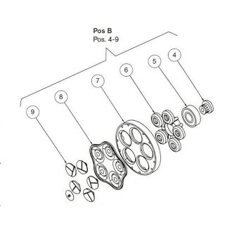 KIT DIAPHRAGME 13L/MIN