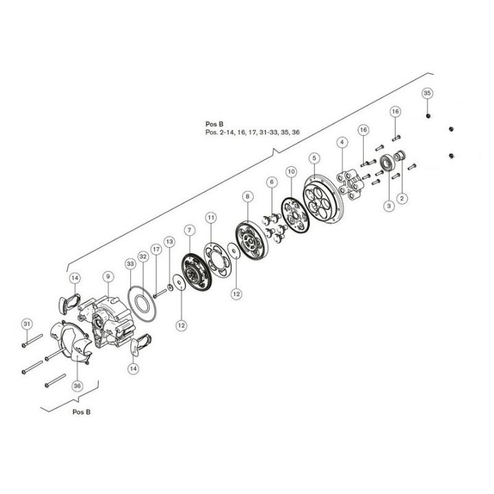 KIT DIAPHRAGME GROUPE D'EAU