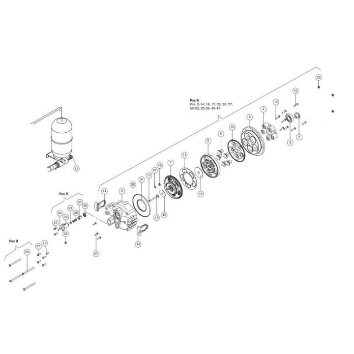 KIT DIAPHRAGME GROUPE D'EAU