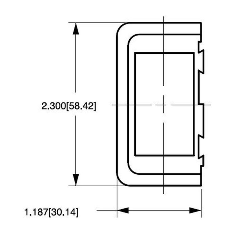 ELEMENT D'EXTREMITE DE TABLEAU BLANC