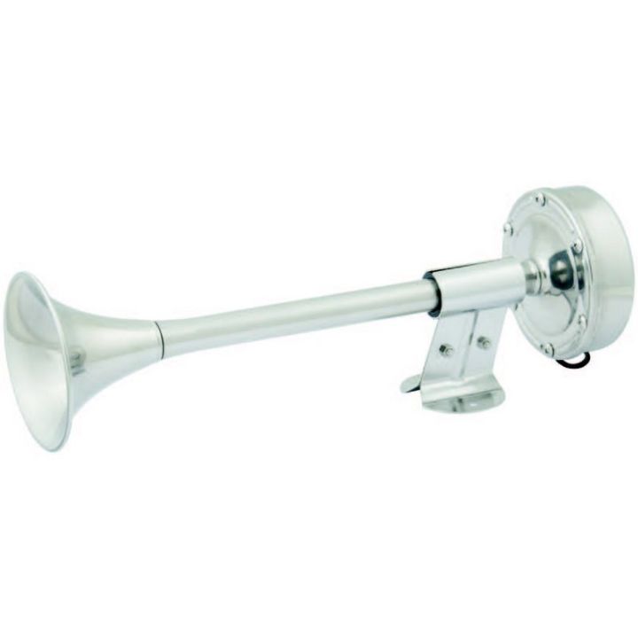 KLAXON 1 TROMPE INOX 12V