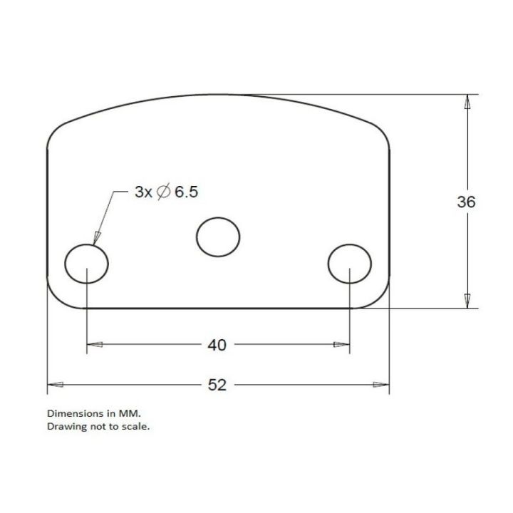 KLAXON SIMPLE 12V - 75x80MM