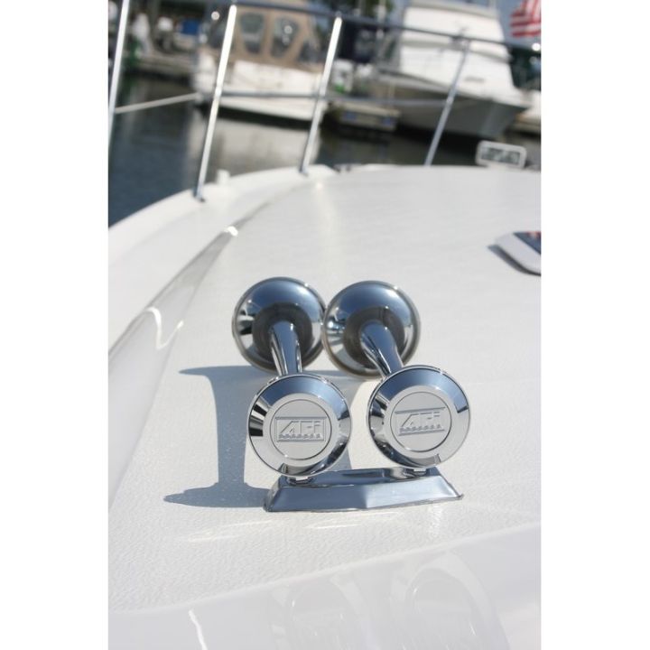 KLAXON CHROME 2 TROMPES 12V