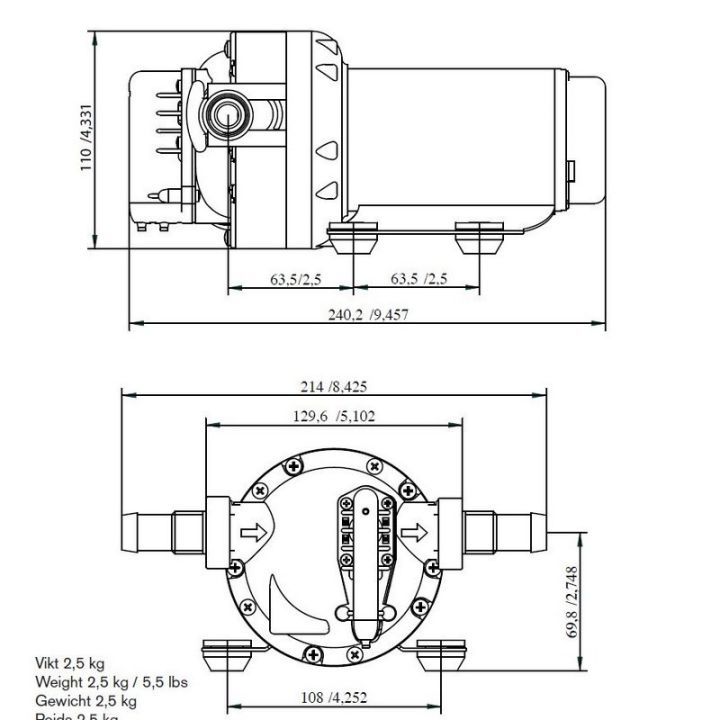 GROUPE D'EAU AQUA JET WPS 4.0 12V 15L/MIN