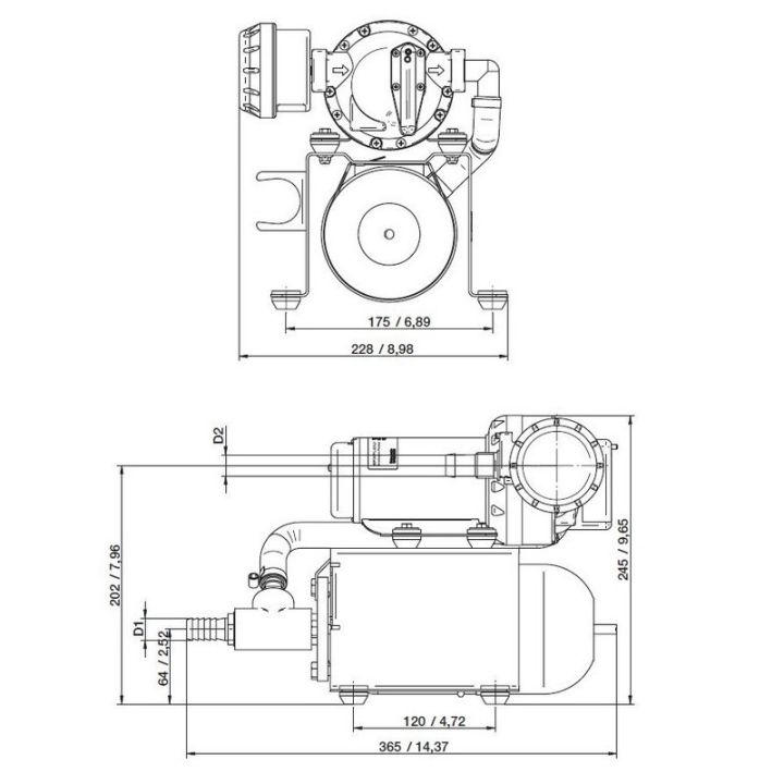GROUPE D'EAU WPS 5.2 UNO 20L/MIN 12V