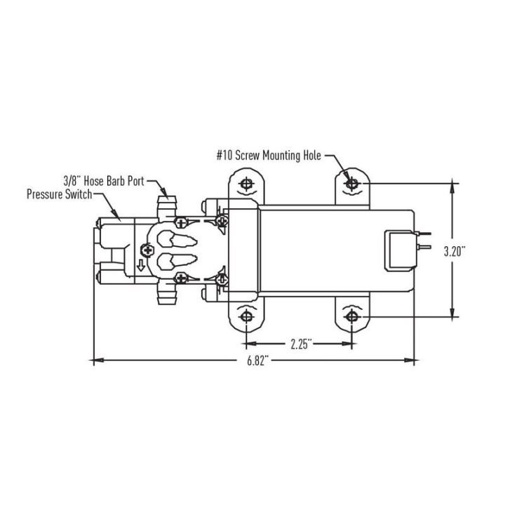GROUPE D'EAU AQUA KING LOFLO 1.0 12V 3.8L/MIN