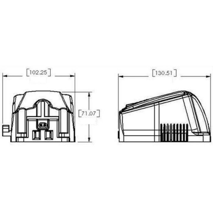 CONTACTEUR AUTO A GRILLE 12/24V