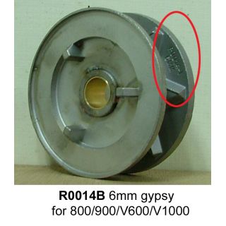 BARBOTIN INOX 6MM DIN766 POUR "PRO 800&900/ PRO V 600&1000"