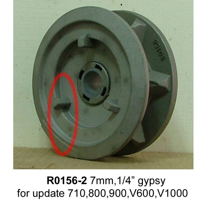 BARBOTIN INOX 7MM DIN766 POUR "PRO 800&900/ PRO V 600&1000"
