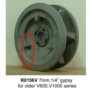 BARBOTIN INOX 6MM DIN766 POUR "NON PRO V 600&1000"