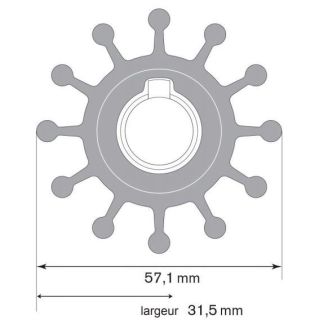 TURBINE NITRILE F5B-