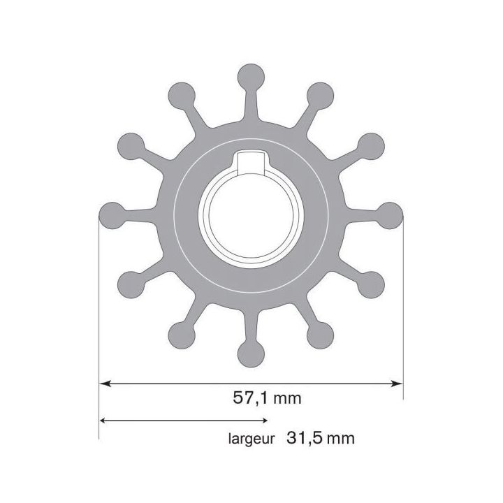 TURBINE NITRILE F5B-