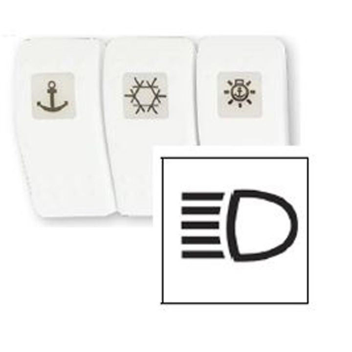 CACHE BLANC FEU DE ROUTE