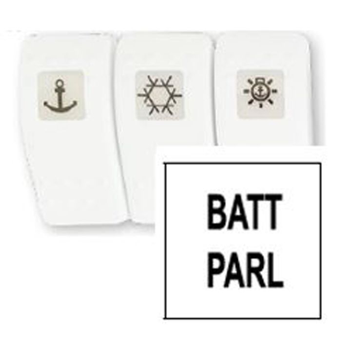 CACHE BLANC BATTERIE EN PARALLELE