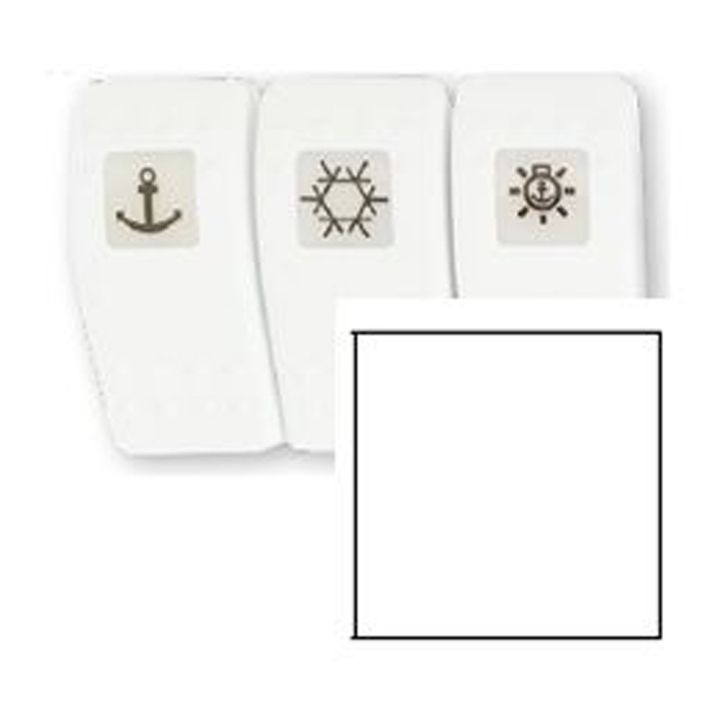 CACHE BLANC NEUTRE, SANS SYMBOLE