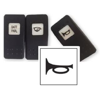 CACHE NOIR AVERTISSEUR KLAXON