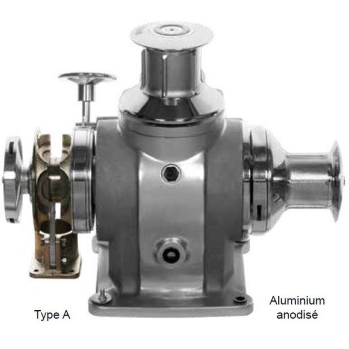 GUINDEAU HORIZONTAL TITAN ALU TYPE A, POUPEE, Ø12MM ISO 24V 2300W