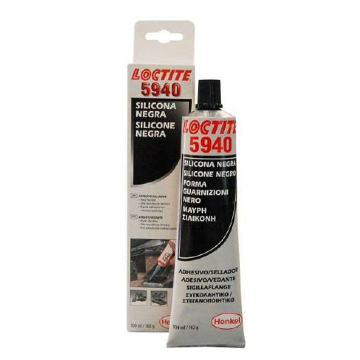 LOCTITE SI 5940 - SILICONE NOIR MONO-COMPOSANT ACETIQUE, TUBE 100ML