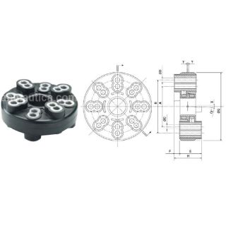 ACCOUPLEMENT ELASTIQUE