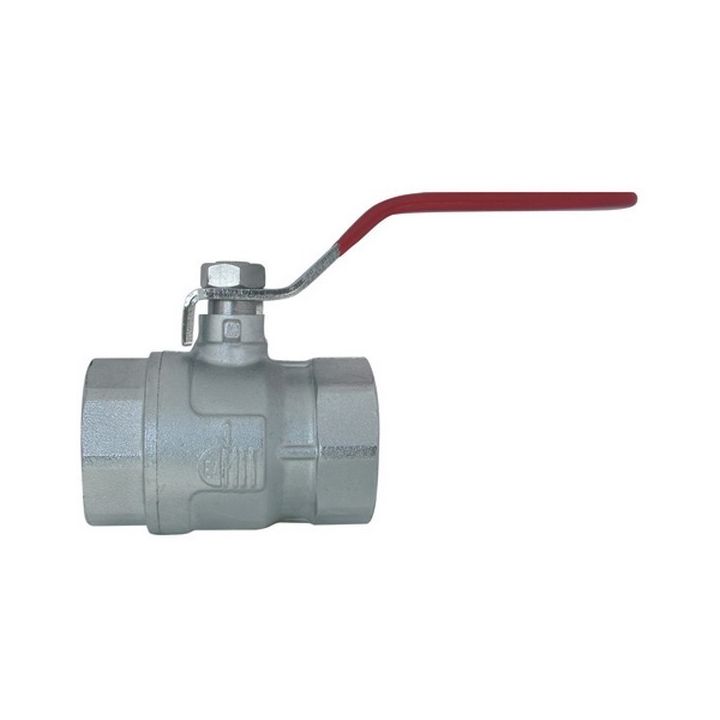 VANNE 1/4 DE TOUR DROITE LAITON CHROME FF 1/4''