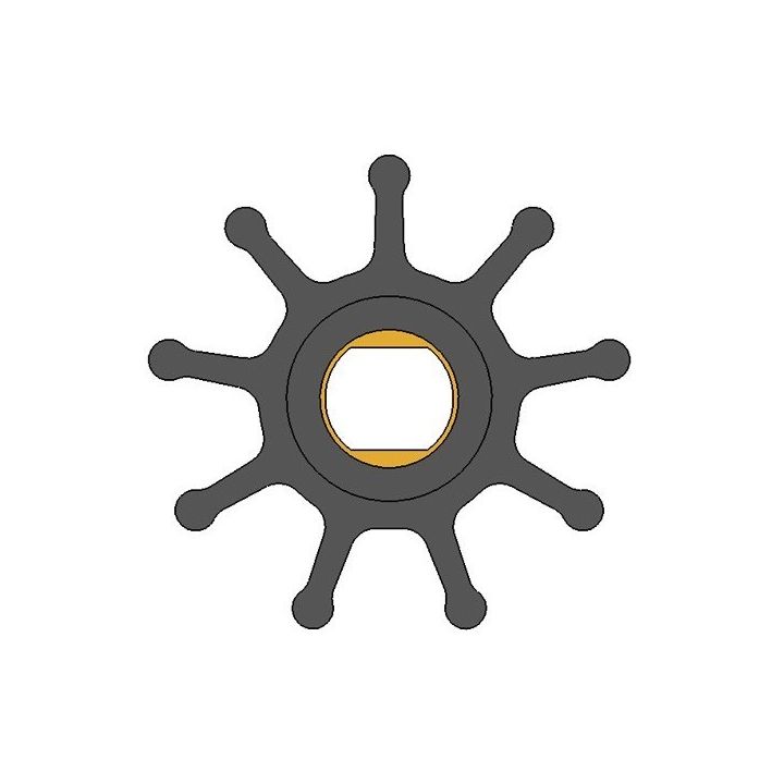 TURBINE JMP MOYEU DOUBLE MEPLAT 9 PALES