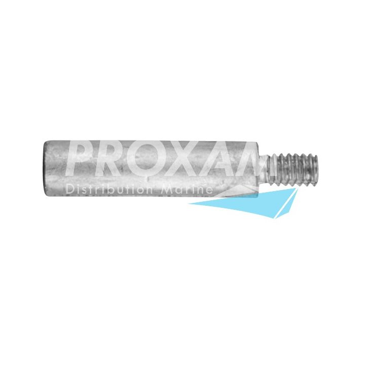 ANODE ZINC - BOUGIE CATERPILLAR Ø10MM