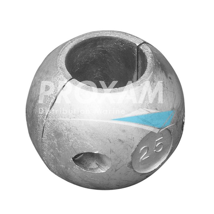 ANODE ZINC - NOIX D'ARBRE Ø25MM