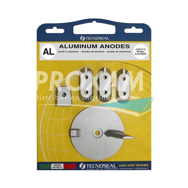 ANODES ALU - KIT YAMAHA F40/F60