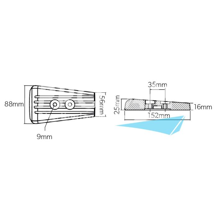 ANODE ALU - PLAQUE VOLVO EMBASE DPS/SX-A