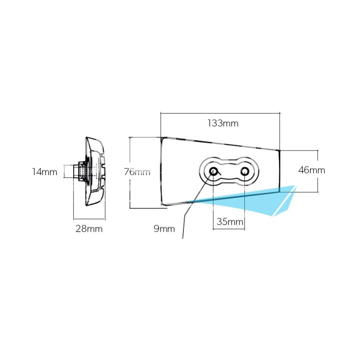 ANODE ALU - PLAQUE VOLVO EMBASE DPR