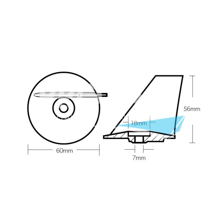 ANODE ZINC - DERIVE Ø60MM TOHATSU 25/50CV
