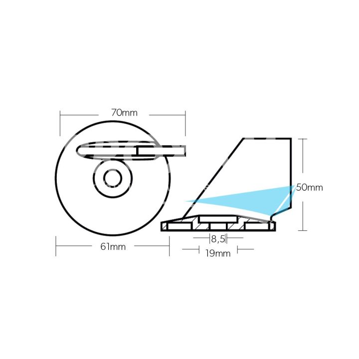 ANODE ZINC - DERIVE Ø60MM SUZUKI DT40 A DT85 & DF40 A DF60