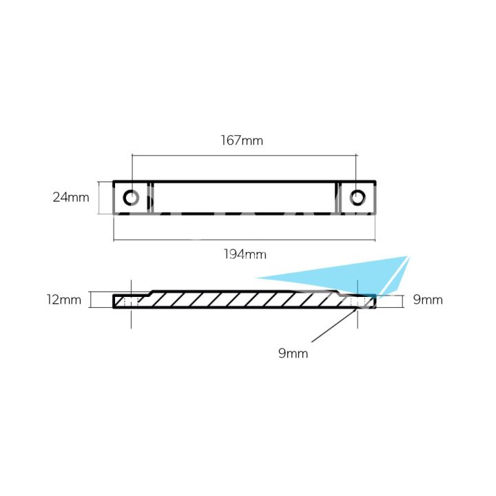 ANODE ALU - ETRIER VERADO 6 CYL. 4 TPS