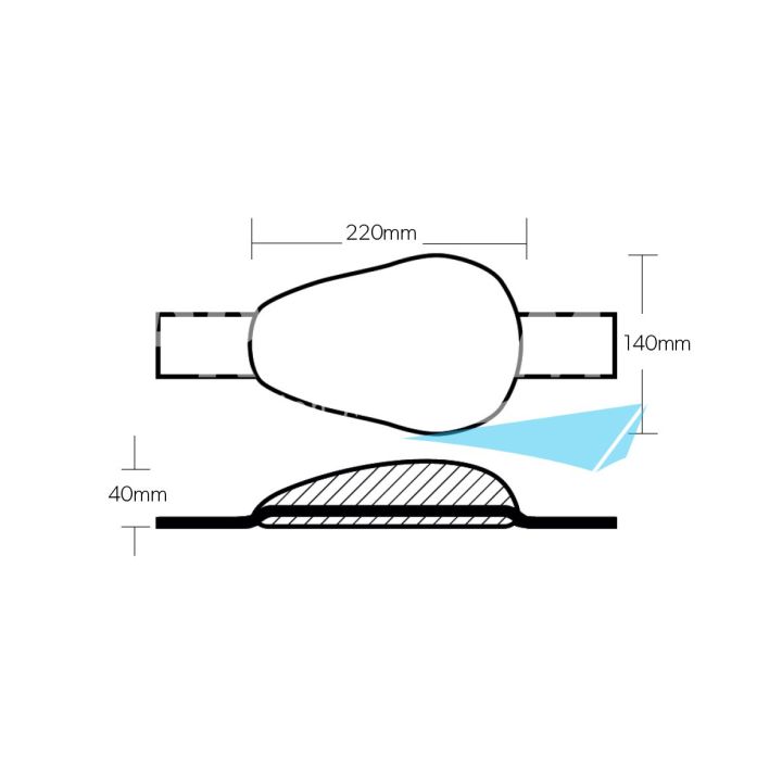 ANODE ALU A SOUDER 220x140x50MM 2,00KG
