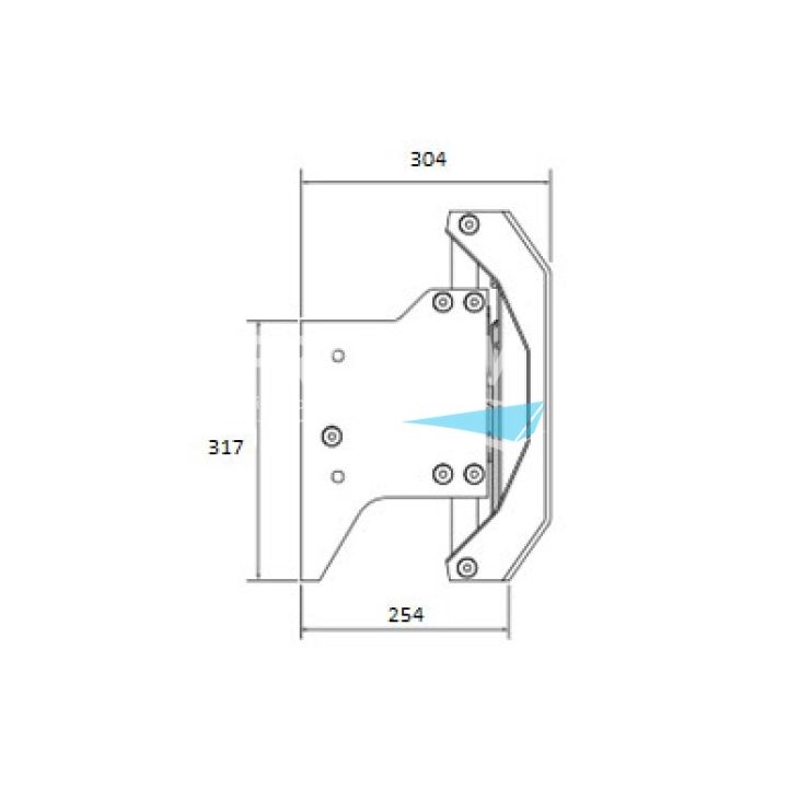 JACKPLATE HYDRAULIQUE STANDARD SMARTSTICK - DECALAGE 10"