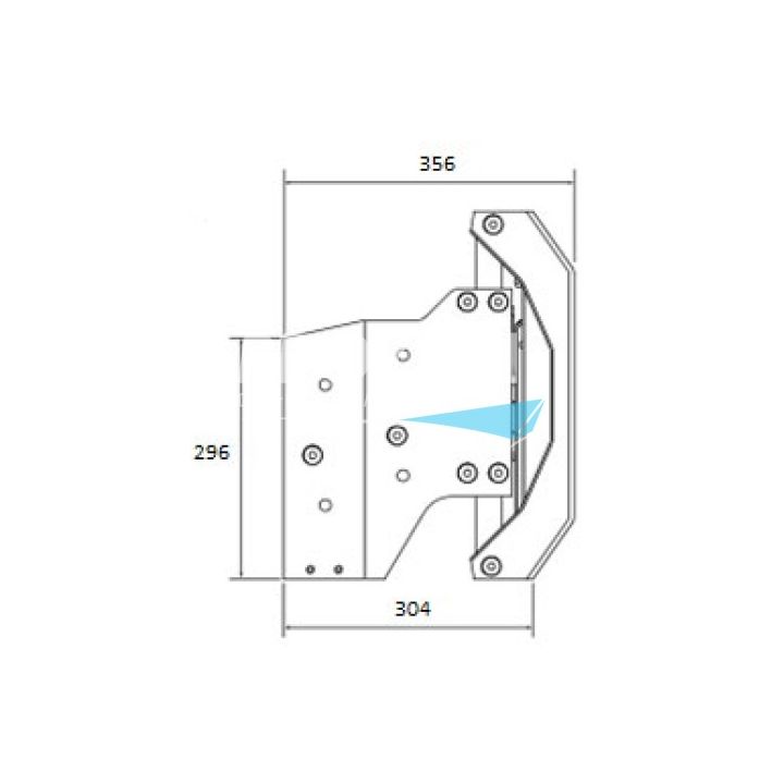 JACKPLATE HYDRAULIQUE STANDARD SMARTSTICK - DECALAGE 12"